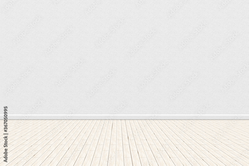 Wallpaper with solid wood floors in empty room furniture background