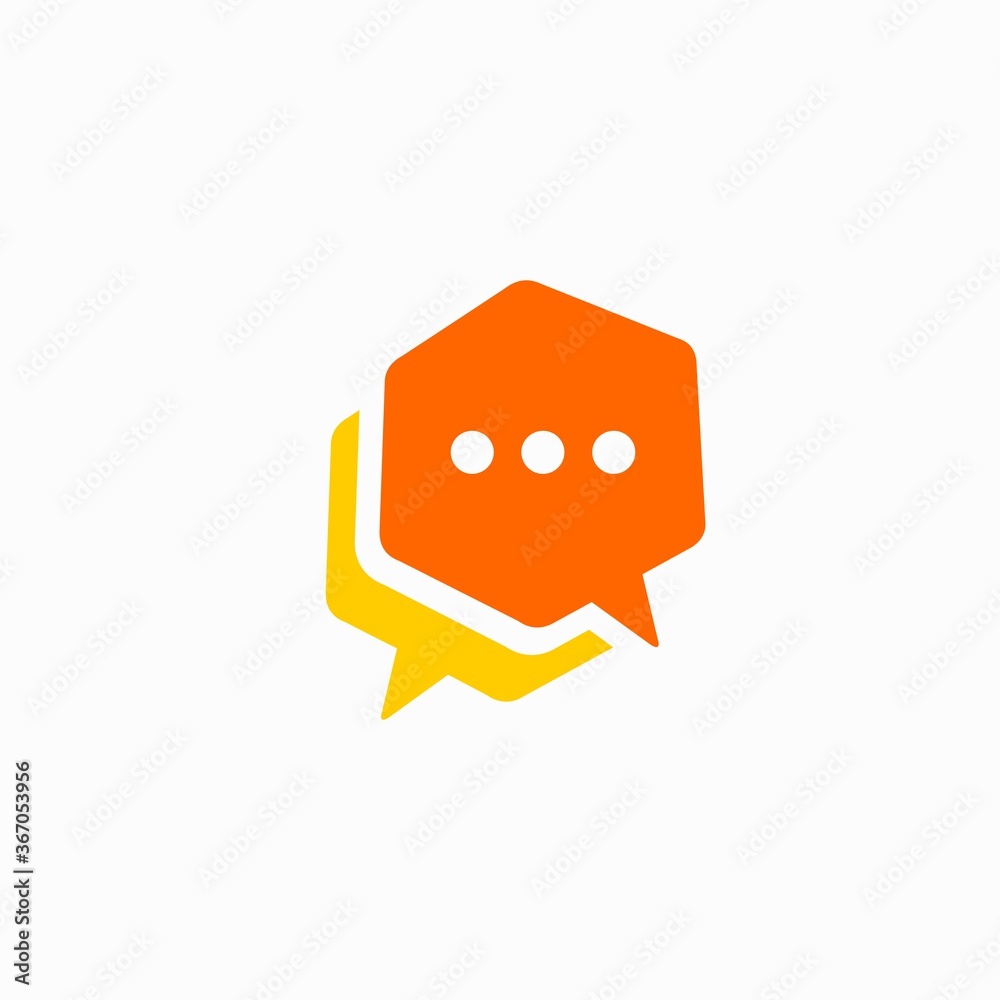 double speech bubble icon template double speech bubble icon template
