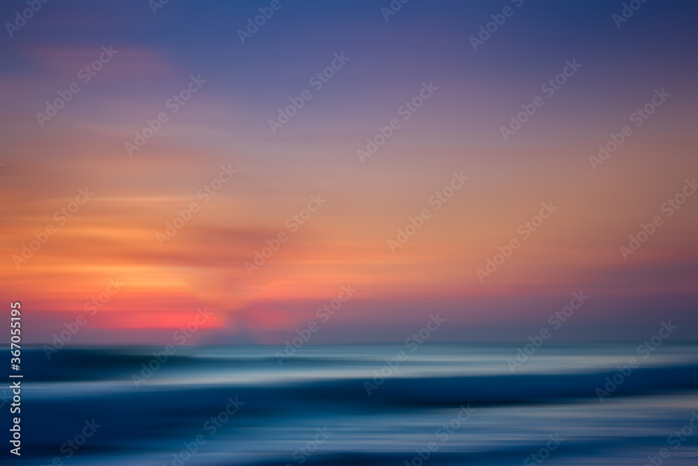Fototapeta premium sunset in the sea