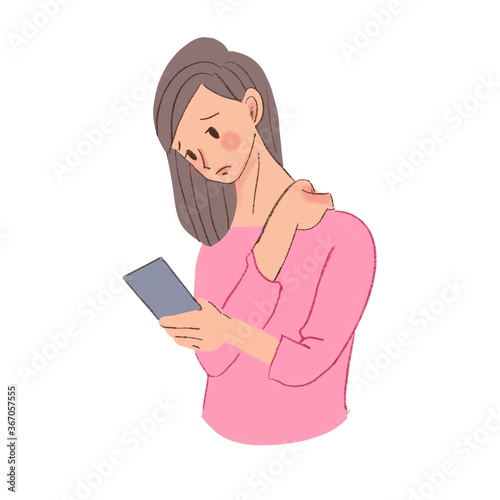 girl with tablet