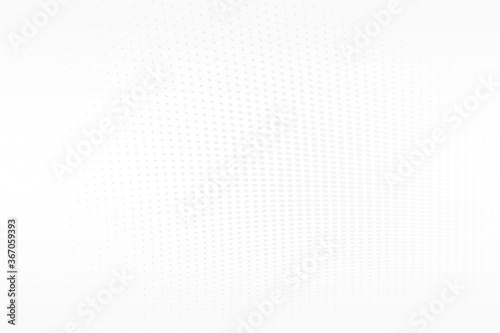 Background grey and white halftone at modern bright art. Blurred pattern raster effect. Abstract creative graphic template. Business and Technology style.