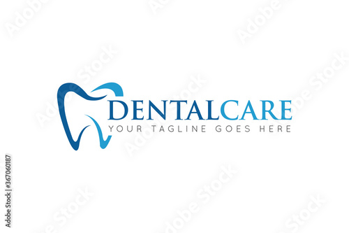 dental care logo and icon vector illustration