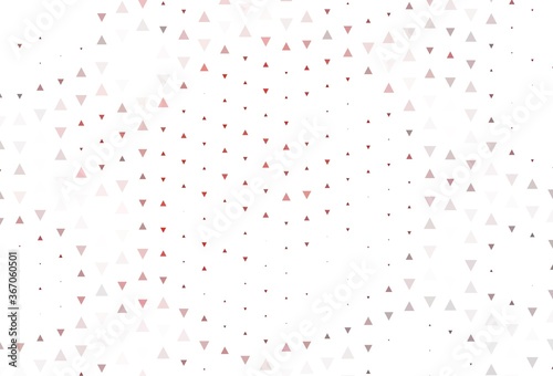 Light pattern with polygonal style.