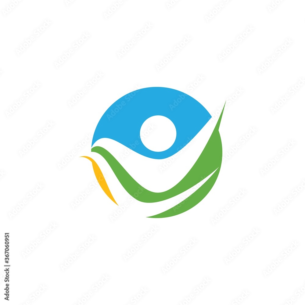 Community, network and social logo Community, network and social logo