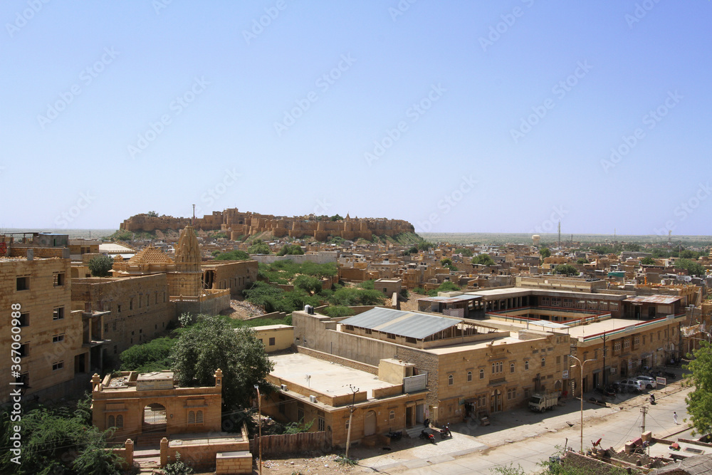 view of the old town of Jaisalmer