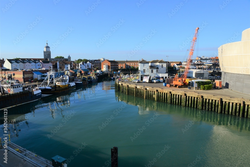 Harbour inlet at Portsmouth harbour