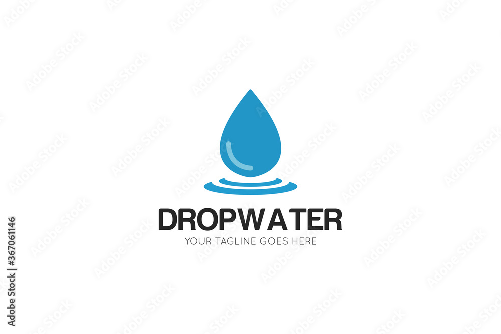 modern drop water logo and icon vector illustration modern drop water logo and icon vector illustration