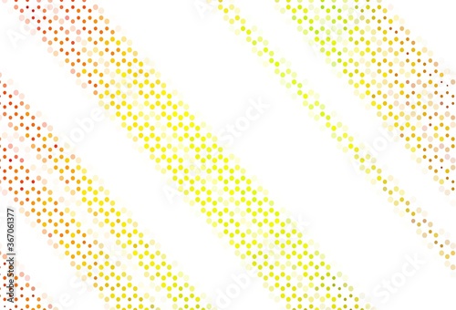 Light backdrop with dots.