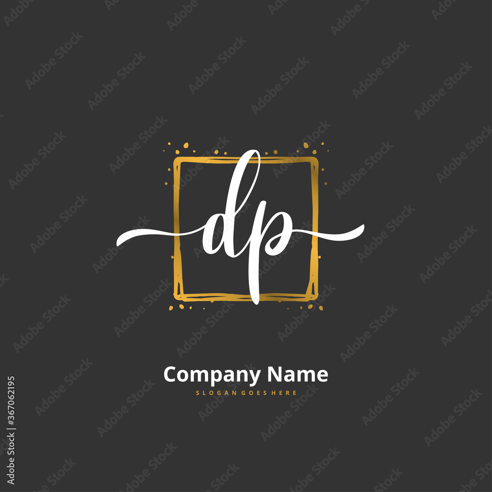 D P DP Initial handwriting and signature logo design with circle. Beautiful design handwritten logo for fashion, team, wedding, luxury logo. D P DP Initial handwriting and signature logo design with circle. Beautiful design handwritten logo for fashion, team, wedding, luxury logo.