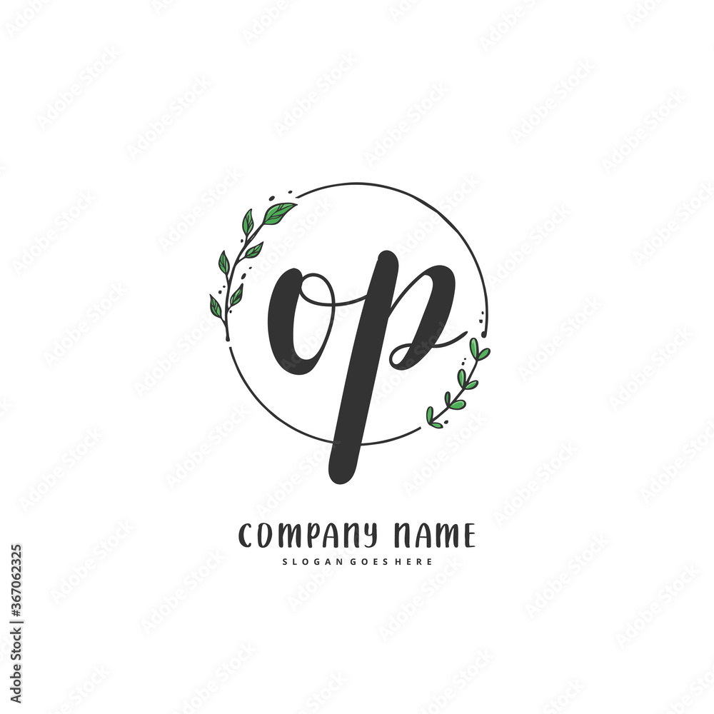 O P OP Initial handwriting and signature logo design with circle. Beautiful design handwritten logo for fashion, team, wedding, luxury logo. O P OP Initial handwriting and signature logo design with circle. Beautiful design handwritten logo for fashion, team, wedding, luxury logo.