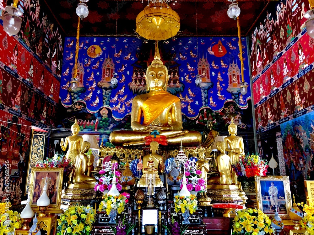 Buddha in the church of Khuha Sawan Temple(Public Domain)