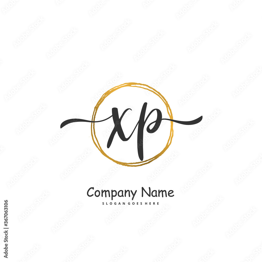 X P XP Initial handwriting and signature logo design with circle. Beautiful design handwritten logo for fashion, team, wedding, luxury logo. X P XP Initial handwriting and signature logo design with circle. Beautiful design handwritten logo for fashion, team, wedding, luxury logo.