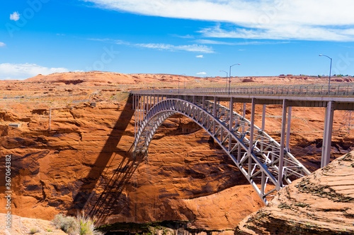 Bridge across the Colorado river near Lake Powell, Arizona