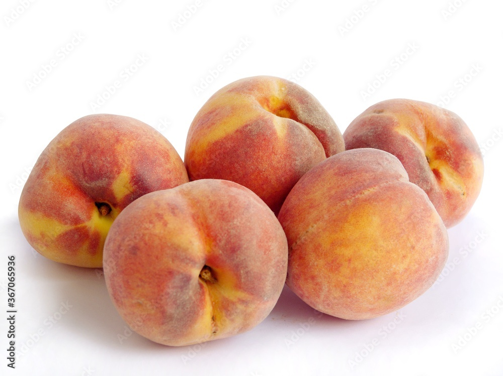 tasty,sweet red and yellow peaches close up tasty,sweet red and yellow peaches close up