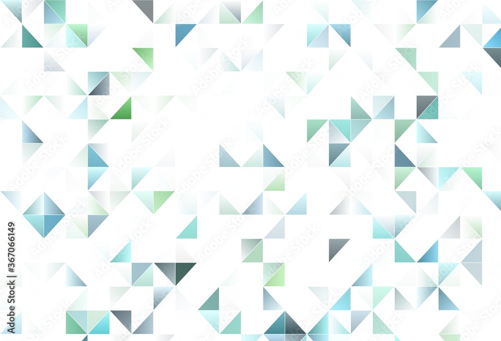 Fototapeta premium Light vector background with triangles.