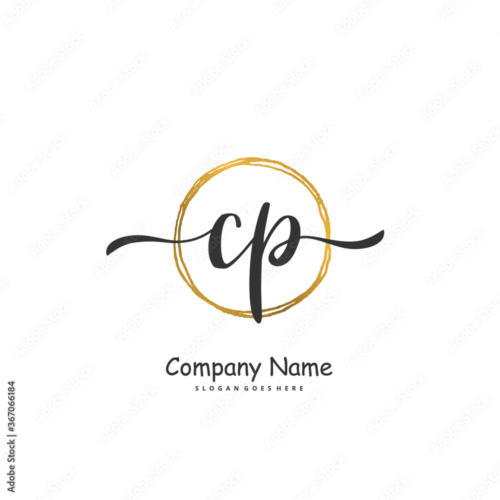 C P CP Initial handwriting and signature logo design with circle. Beautiful design handwritten logo for fashion, team, wedding, luxury logo. C P CP Initial handwriting and signature logo design with circle. Beautiful design handwritten logo for fashion, team, wedding, luxury logo.