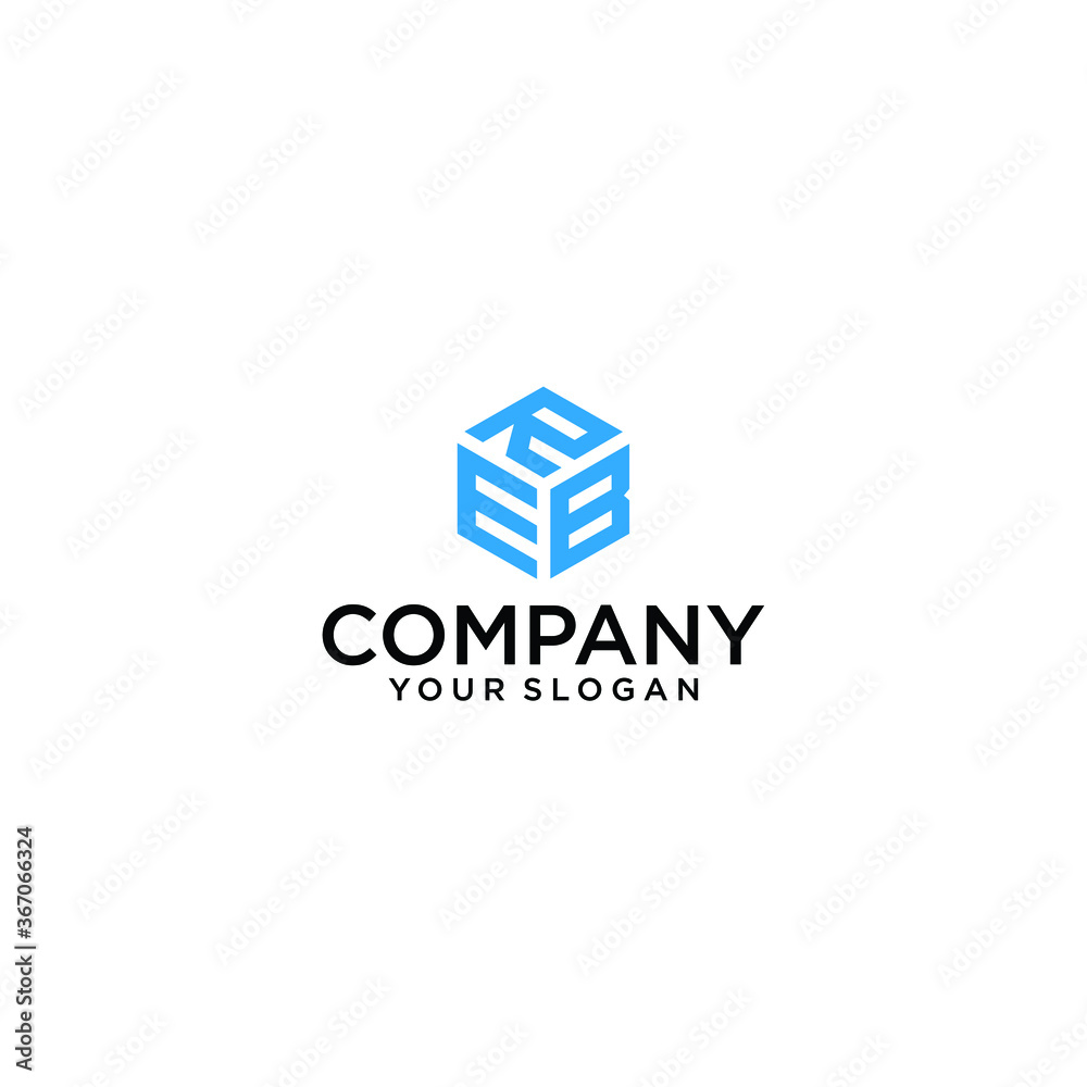 RBE Design Lettering Polygon Monogram Logo Icon Template Icon RBE Design Lettering Polygon Monogram Logo Icon Template Icon