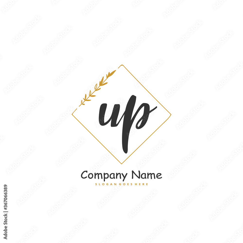 U P UP Initial handwriting and signature logo design with circle. Beautiful design handwritten logo for fashion, team, wedding, luxury logo. U P UP Initial handwriting and signature logo design with circle. Beautiful design handwritten logo for fashion, team, wedding, luxury logo.