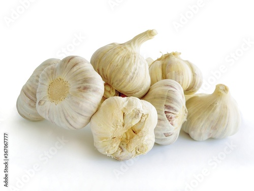 garlic bulbs as wholesome and healthy spice