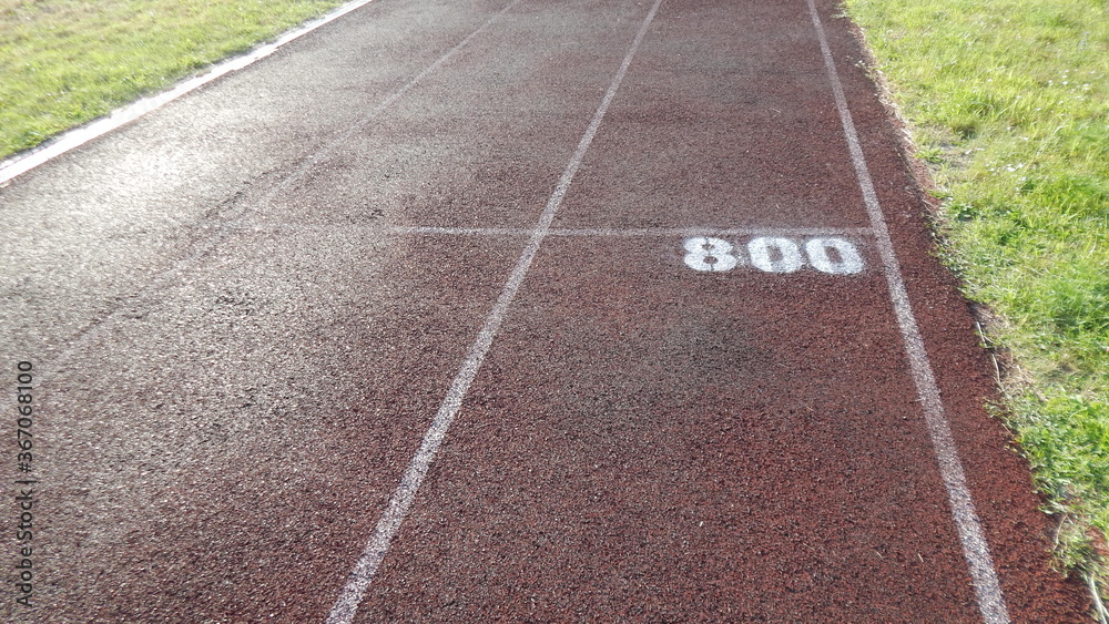 Fototapeta premium running track and field