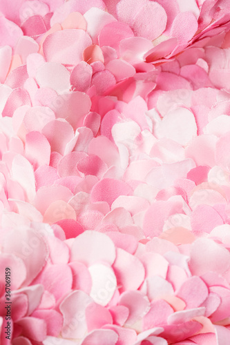 Spring pink textile petals background