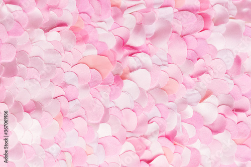 Spring pink textile petals pattern