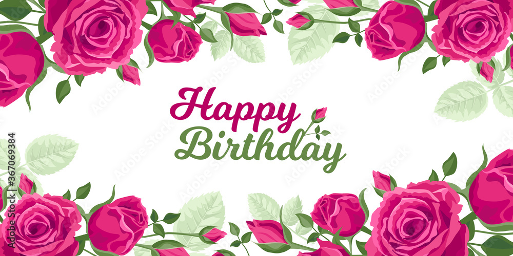 Beautiful Flowers For Birthday Wishes Card Images
