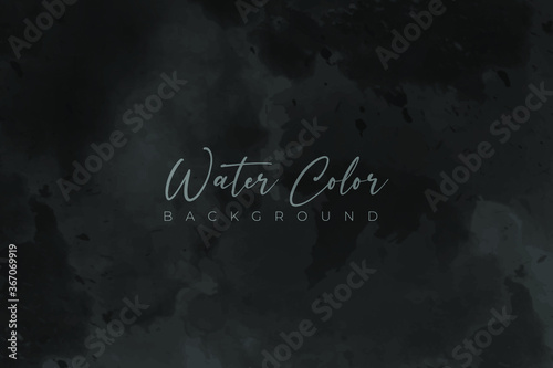 Abstract watercolor background in the dark style, dark style watercolor splash vector banner background
