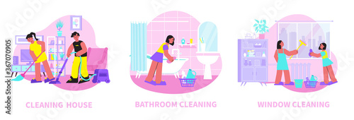 Spring Cleaning Flat Compositions