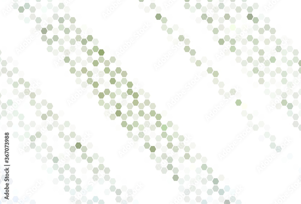 Light Pink, Green vector backdrop with hexagons. Light Pink, Green vector backdrop with hexagons.