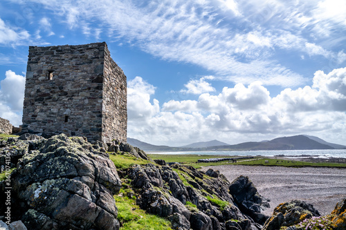 Carrickabraghy Castle - Isle of Doagh, Inishowen, County Donegal - Ireland photo