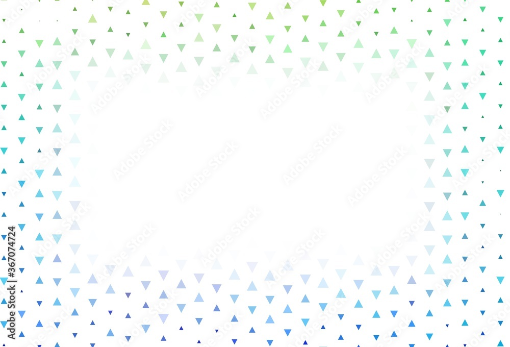 Light template with crystals, triangles. Light template with crystals, triangles.