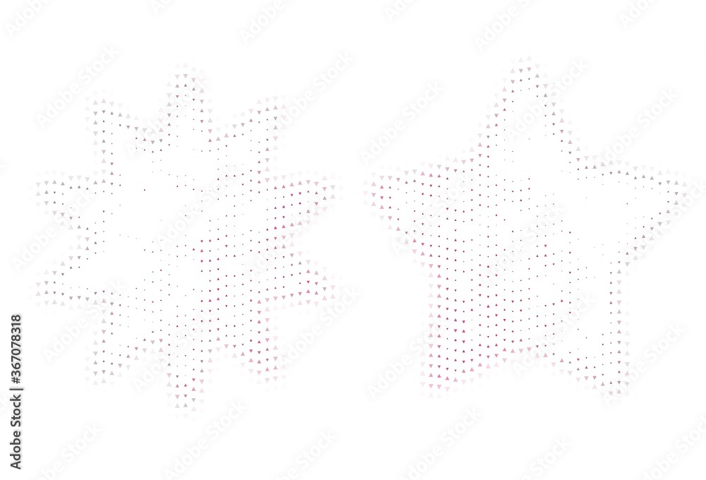 Light pattern with polygonal style. Light pattern with polygonal style.