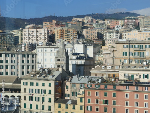 Blick auf Genua Italien View of Genova Italy