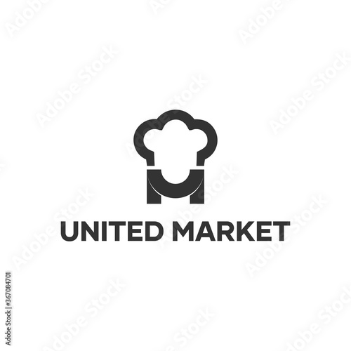 Market Chef Food Cooking Logo