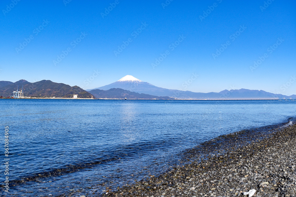 Mt. Fuji from sea