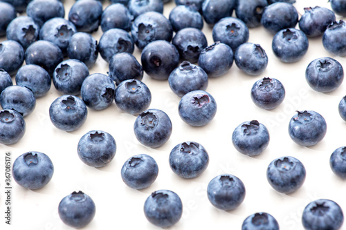 Fresh, plump blueberries