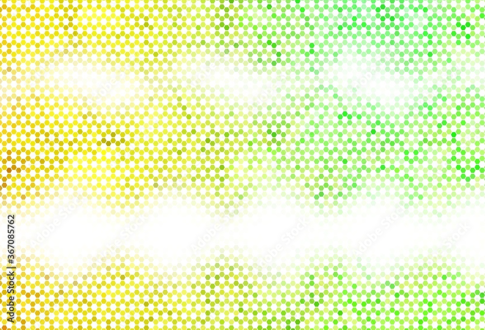 Light BLUE vector template in hexagonal style. Light BLUE vector template in hexagonal style.