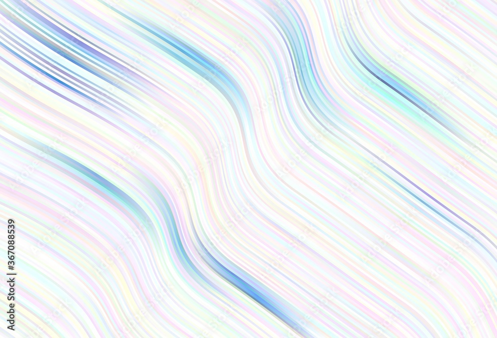Fototapeta premium Light vector layout with wry lines.