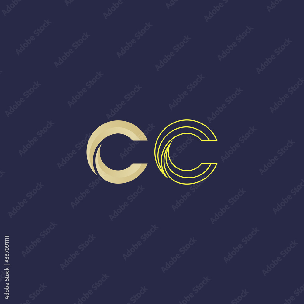 Letter CC logo vector Letter CC logo vector