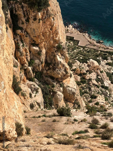 a rock for climbing up