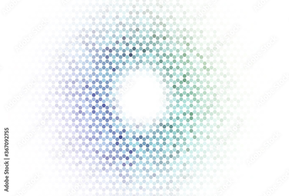 Light Pink, Yellow vector backdrop with hexagons. Light Pink, Yellow vector backdrop with hexagons.