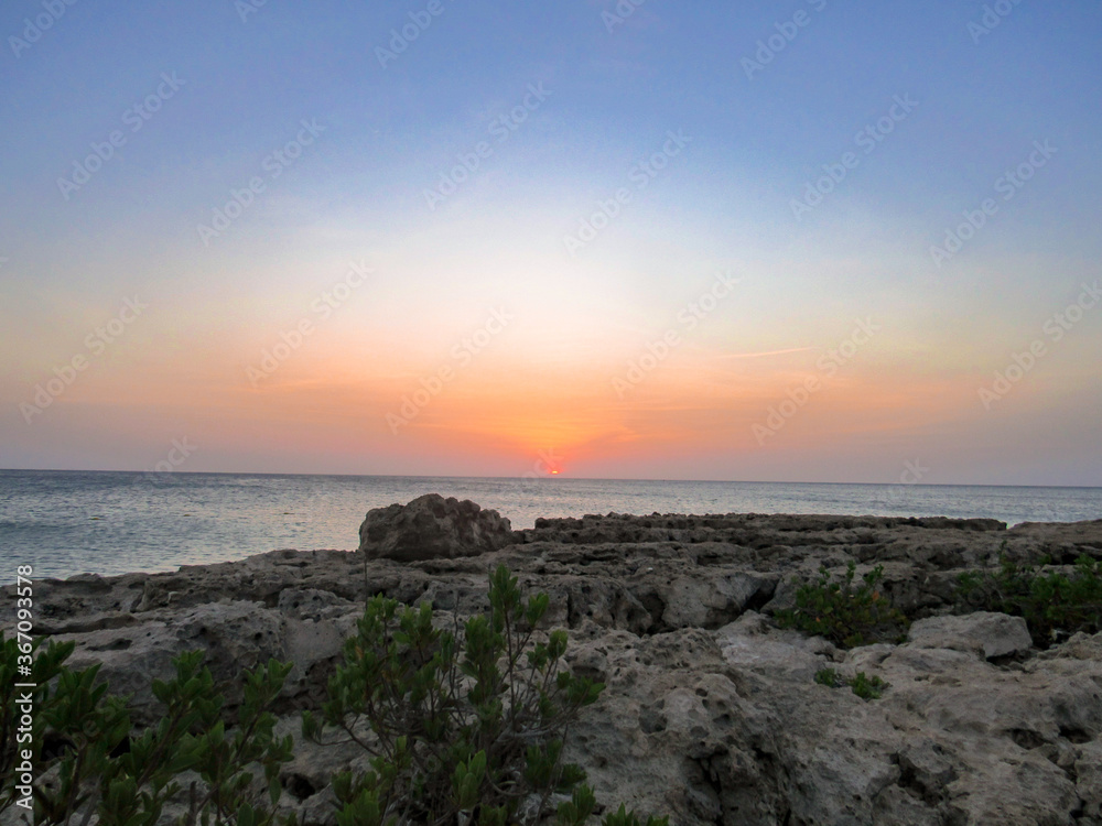 Sunset over the Caribbean Sea, Aruba