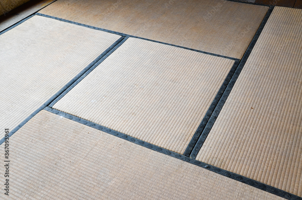 Tatami mat-specific Japanese floor texture-useful design element. Photos |  Adobe Stock