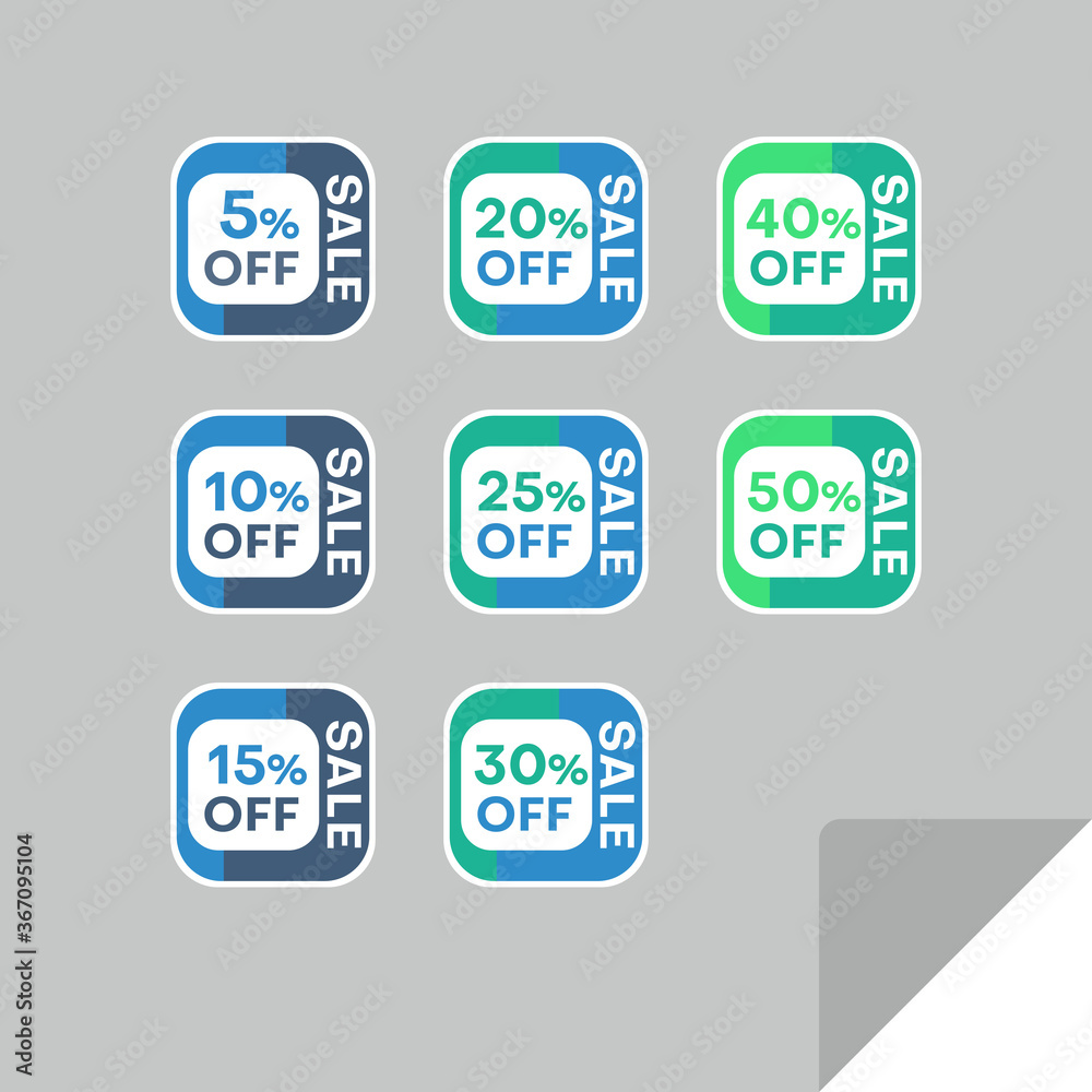 Set of discount labels. Timeless easy-to-read design. Set of discount labels. Timeless easy-to-read design.