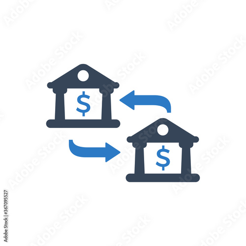 Bank transfer icon