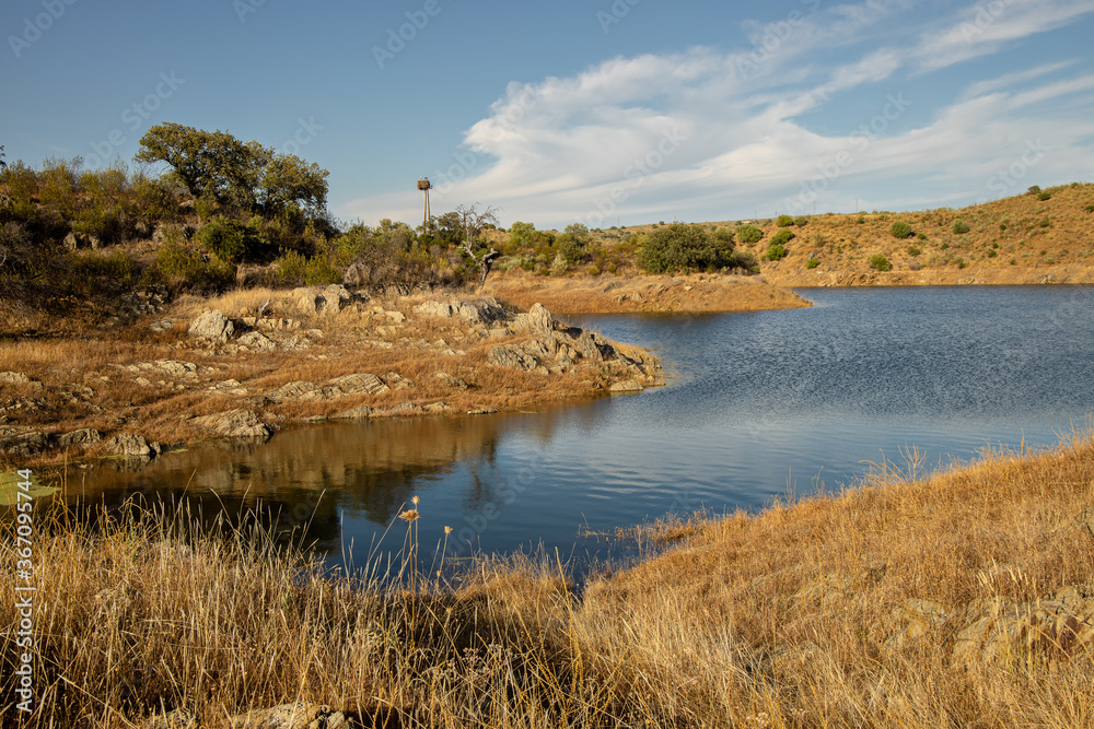 Landscape in the Alcantara swamp. Extremadura. Spain. Landscape in the Alcantara swamp. Extremadura. Spain.