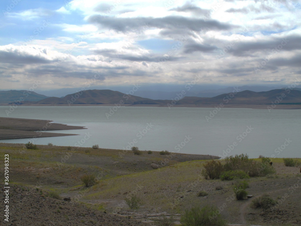 lake and clouds