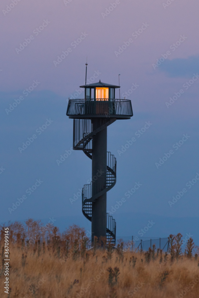 cuellar firetower lighthouse in spain