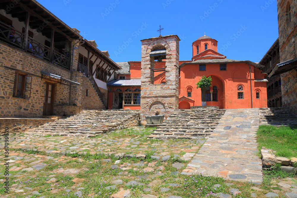  Church inside Xenofontos Monastery on Mount Athos 